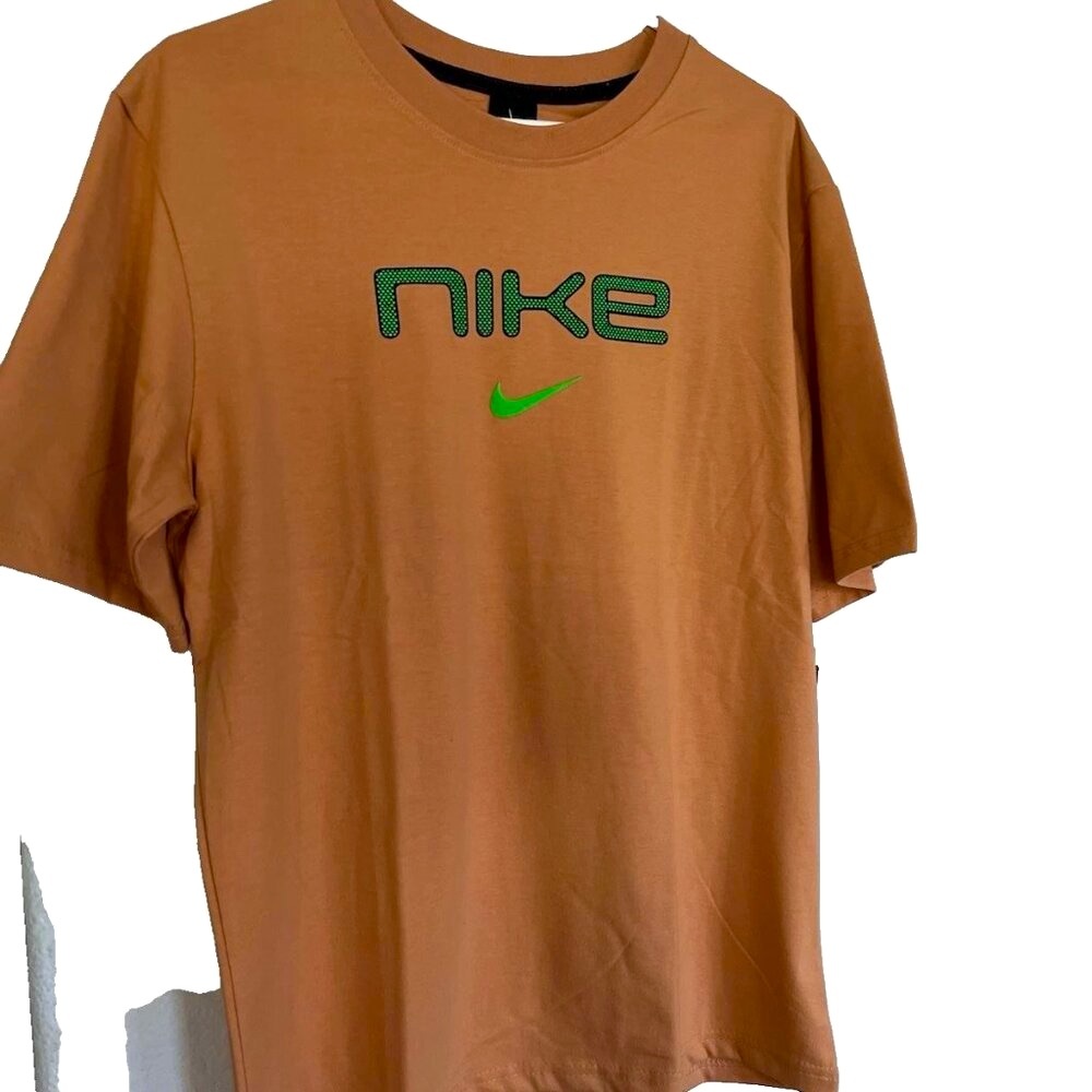 NIKE Men's Adult T Shirt Medium Light Orange Color - NWT